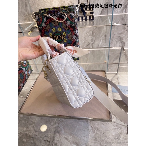 Túi xách/Túi đeo chéo Dior CD da mềm dây đeo bản to khóa logo đúc dày cao cấp