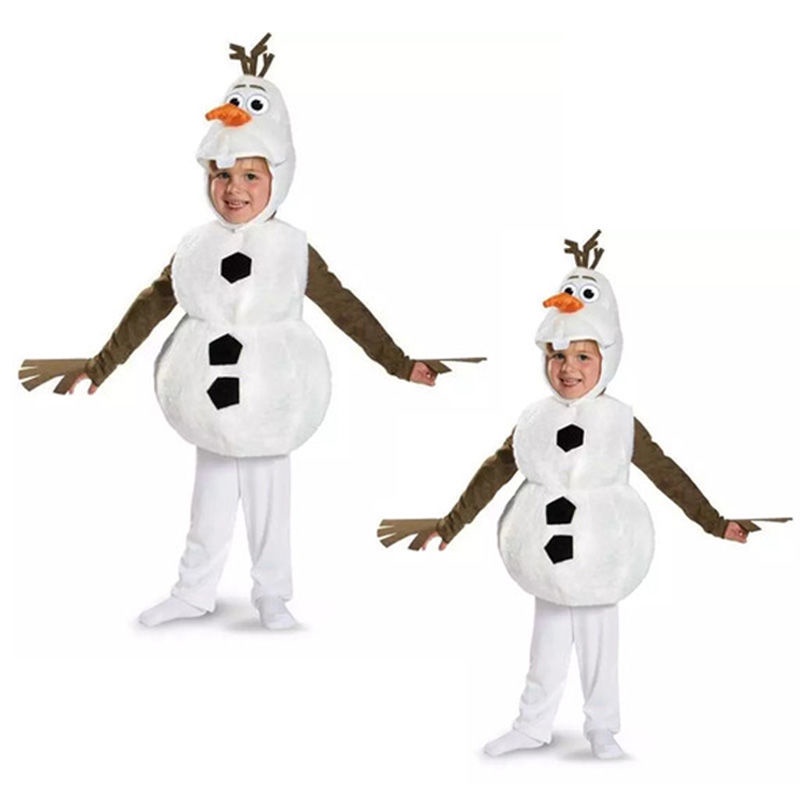 Bộ Đồ Hóa Trang Halloween Người Tuyết Dễ Thương Cho Bé
