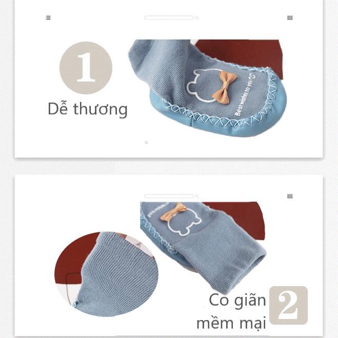 Giày Tập Đi Chống Trượt Cho Bé Gái, Bé Trai Từ 6 Tháng Đến 5 Tuổi, Cổ Cao, Vải Co Giãn, Mềm Mịn