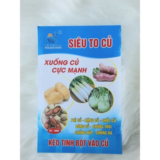 Phân bón siêu to củ nặng củ⚡️hàng chính hãng⚡️to củ, chắc nặng,bóng củ, mã đẹp,chống nứt thối, kéo tinh bột vào củ