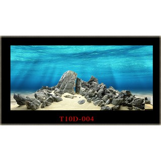 Tranh 3d bể cá mã t10d-004 kt