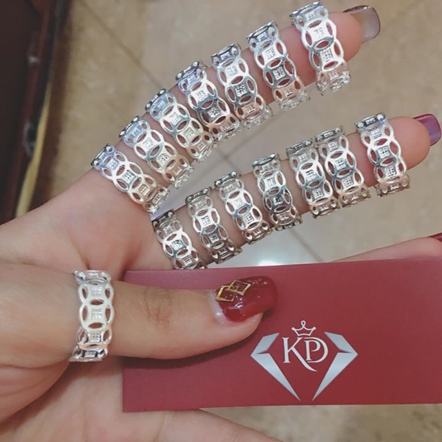 💥💥GIÁ HUỶ DIỆT NHẪN KIM TIỀN CHO PHÁI MẠNH BẠC 925