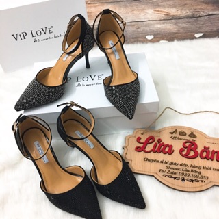 Giày cao gót đính đá hàng fullbox hãng đẹp_ Quảng châu cao cấp VIP love