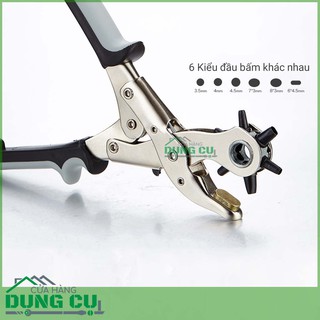 Kìm bấm lỗ 3 tròn 2 dẹt 1 oval Masterproof – Đức