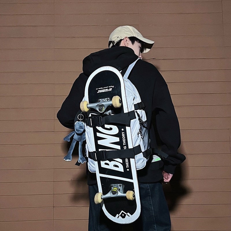 Ba Lô Du Lịch/Đựng Trượt Ván Cỡ Lớn Đa Năng Phong Cách Hip Hop Năng Động