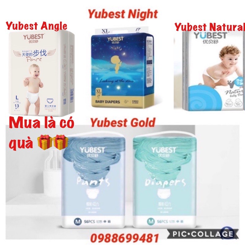 BỈM YUBEST NIGHT/ GOLD DÁN/QUẦN S90 dán/ M84 dán/L78 quần/ XL72 quần/ XXL66 quần