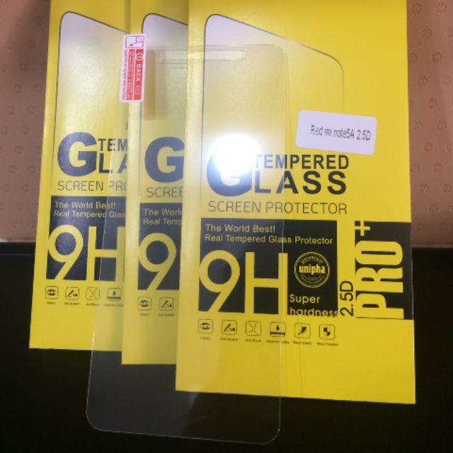 Bộ 3 kính cường lực cao cấp cho Xiaomi RedMi Note5A