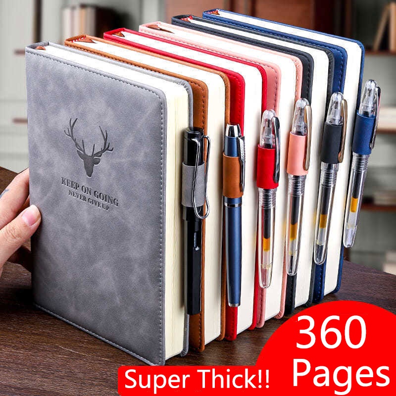 Sổ tay ghi chú khổ A5 siêu dày xoay 360 độ