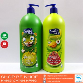 Sữa tắm gội cho bé Suave kids 532ml - 828ml - 1180ml