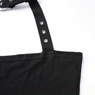 Áo croptop phối choker cổ yếm