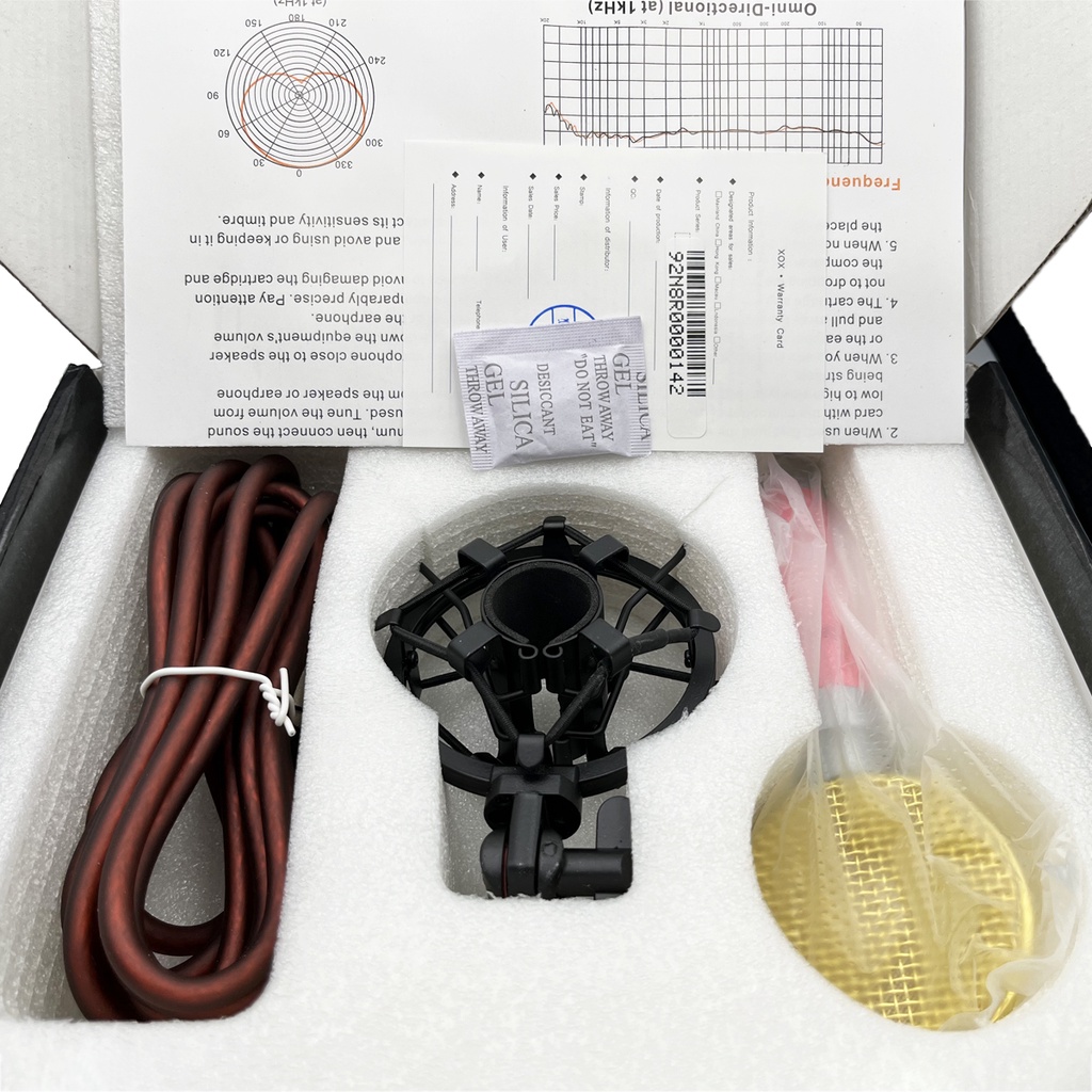 Micro condenser thu âm livestream XOX MS1