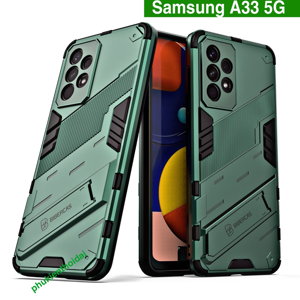 Ốp lưng Samsung A33 5G Iron Man Ver 2 chống sốc giá đỡ xem phim siêu bền bảo vệ camera