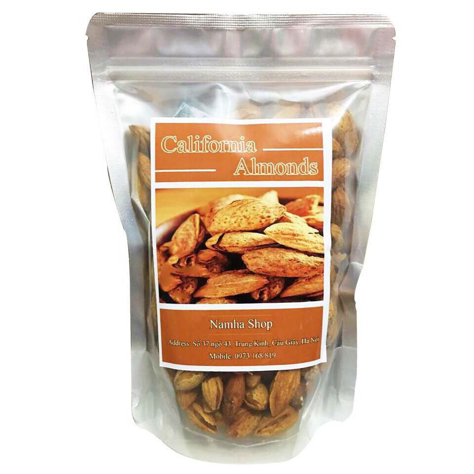 0.5 kg hạnh nhân rang bơ (loại 1)
