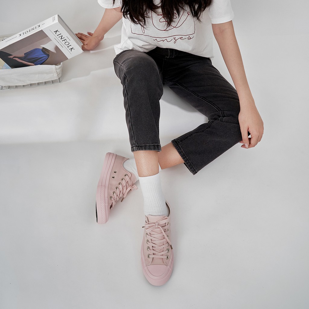 [Mã FAGREEN245 giảm 10% tối đa 30k đơn từ 99k] Giày Bata Nữ giayBOM Đơn Giản Trơn Màu B1001 | BigBuy360 - bigbuy360.vn