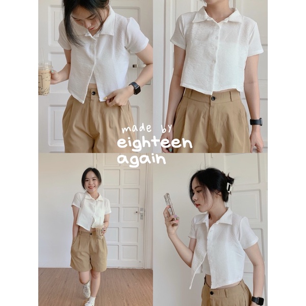 BUTTON VẢI XỐP (HÀNG SẴN/ẢNH THẬT/18AGAIN)