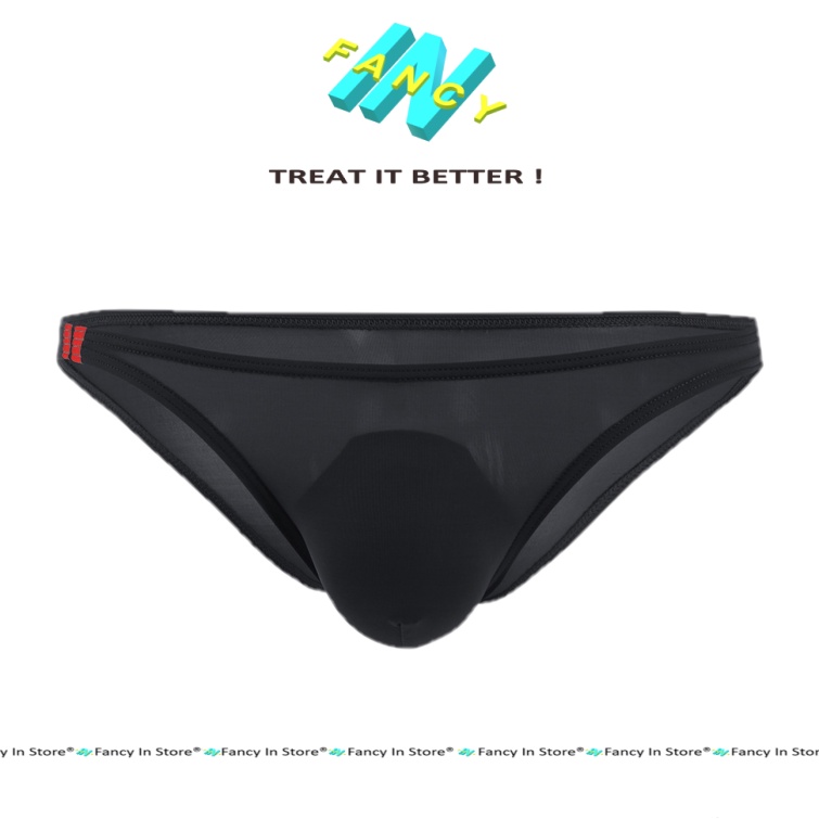 Quần Sịp Tam Giác Nam Bikini Siêu Mỏng , Chất Thun Lạnh Mịn Mát , Sịp Tam Giác Fancy In - bk002