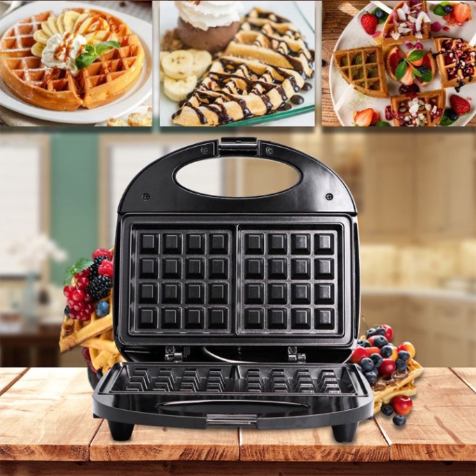 [Mã ELHADEV giảm 4% đơn 300K] Máy Nướng Bánh Mì Kẹp, Nướng Bánh Sandwich Làm Bánh Waffle, Rán Trứng Xúc Xích