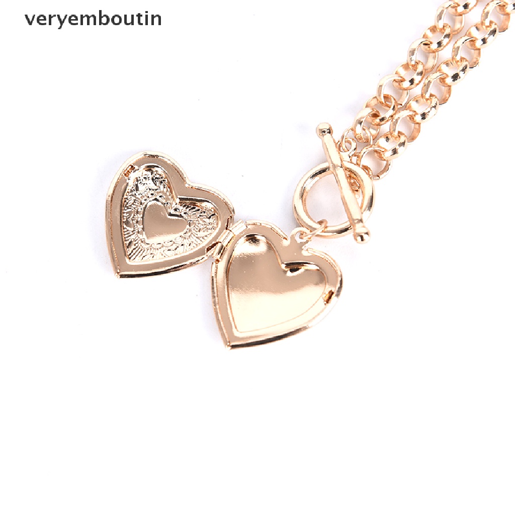 Vòng cổ Mặt Khung Ảnh Hình Trái Tim Thời Trang