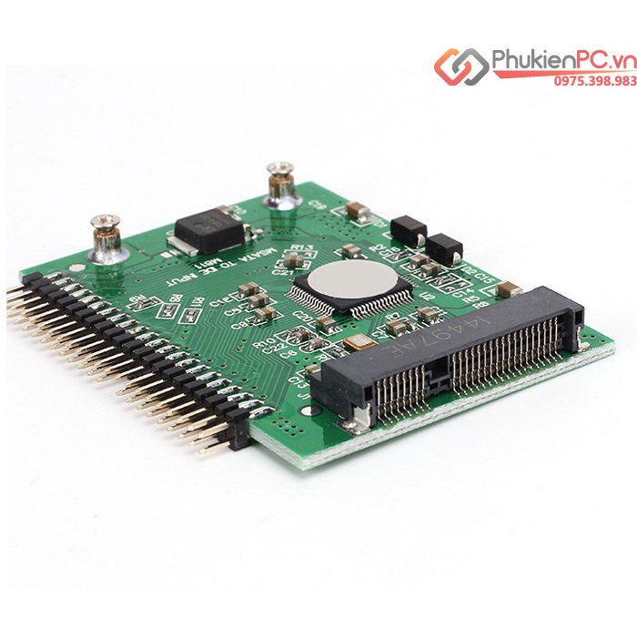 Mạch chuyển SSD mSATA to IDE 2.5 inch 44pin, thay thế HDD 2.5  ATA bằng SSD mSATA cho máy tính PC, công nghiệp, Laptop