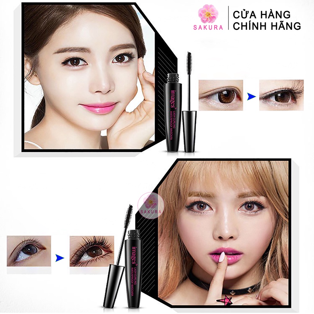 Chuốt mi Mascara IMAGES chống nước lâu trôi dưỡng mi dài mi nội địa trung SAKURA 8g