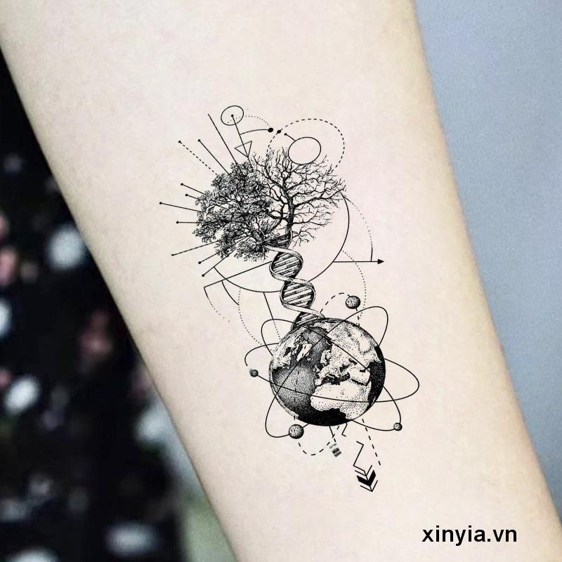 Hình Xăm Dán Tạm Thời Chống Nước Có Thể Chuyển Đổi Trong 15 Ngày