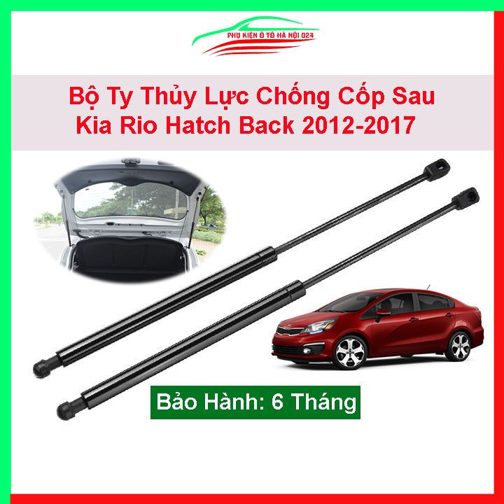 Bộ ty thủy lực ben hơi chống cốp sau Rio Hatch Back 2012-2017 kèm phụ kiện lắp