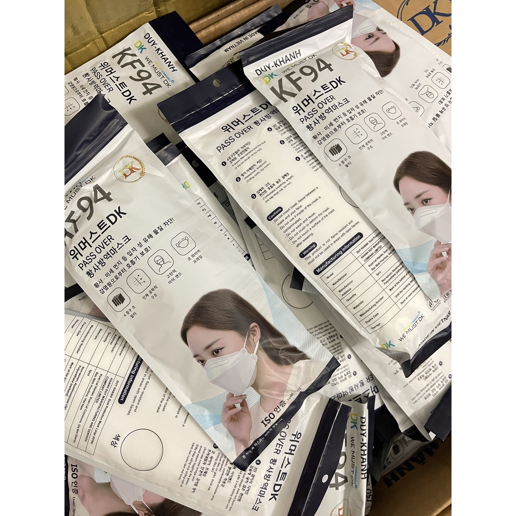 KHẨU TRANG KF94 DUY KHÁNH Chống Bụi Mịn Và Kháng Khuẩn Hàng Cao Cấp Hàn Quốc ( Nguyên Thùng )