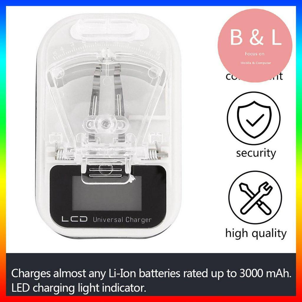 Bộ sạc pin có màn hình Lcd cho điện thoại di động có cổng Usb