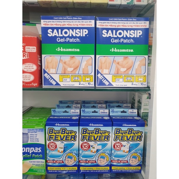 Miếng dán hạ sốt Byebye Fever cho bé và người lớn