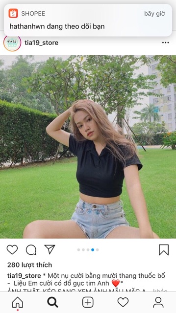 🥑Áo Croptop Cổ Petter Basic