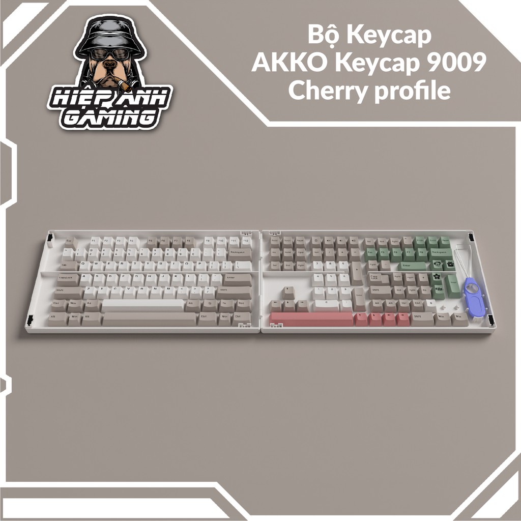 Bộ Keycap AKKO - 9009 Cherry profile dành cho bàn phím cơ