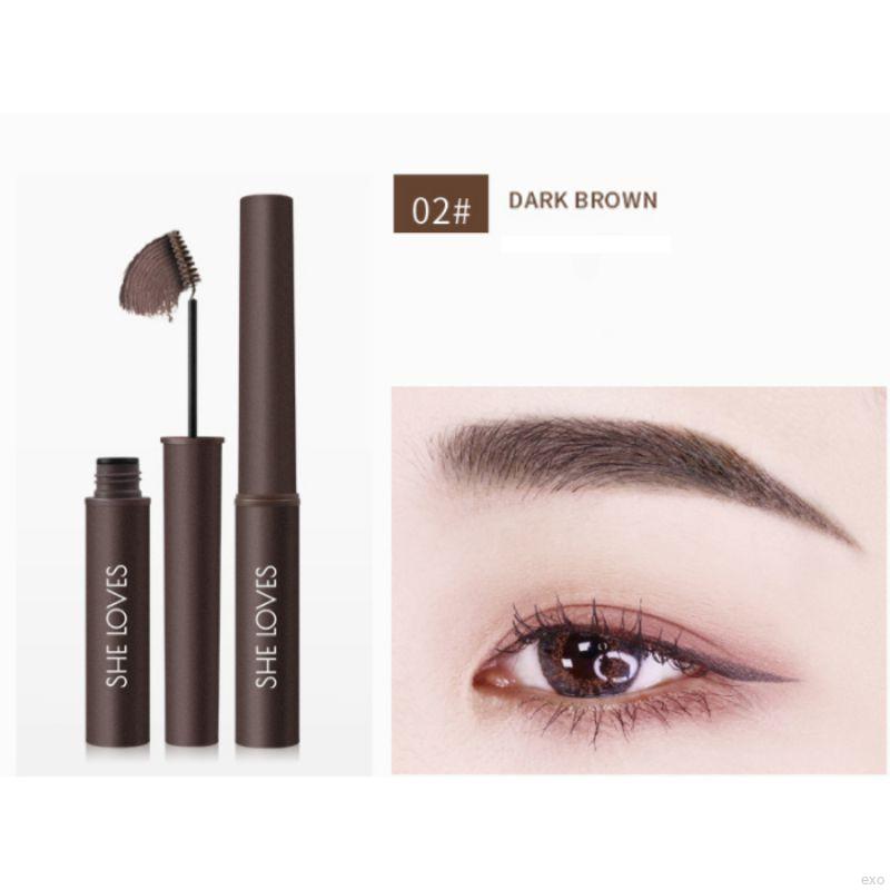 Gel nhuộm lông mày SHELOVES 3 màu chống nhòe + nước lâu trôi