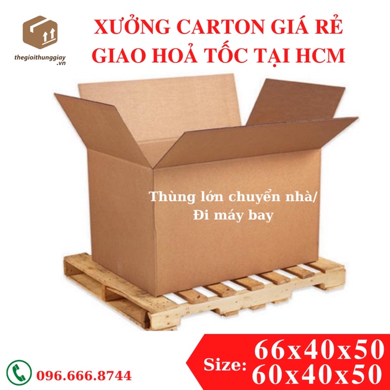 2 thùng giấy siêu to 60x40x40, 66x40x50, 65x50x50, 50x50x60, 3-5 lớp dày, chuyển nhà dọn phòng, thùng chuẩn đi máy bay