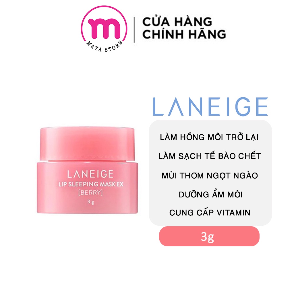 Mặt nạ ngủ môi Laneige 3g Lip Sleeping Mask
