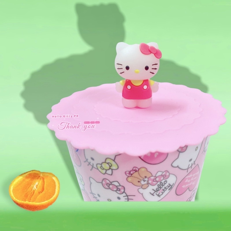 Nắp đậy ly Hello Kitty - Doremon Doraemon