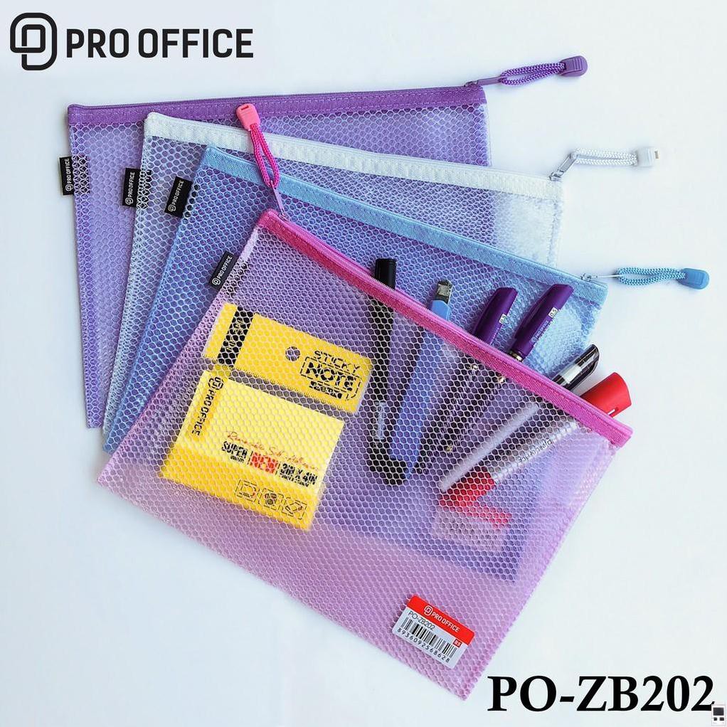 Túi dây kéo PRO-OFFICE - ZB201/202/203 [Đồ dùng học sinh Classmate)