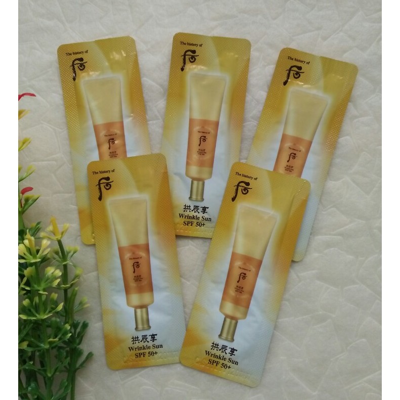 Combo 5 gói Kem chống nắng Whoo vàng | BigBuy360 - bigbuy360.vn