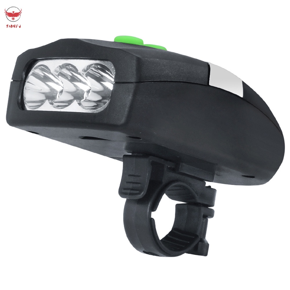 Đèn Led 3 Bóng 2 Trong 1 Tích Hợp Còi An Toàn Cho Xe Đạp