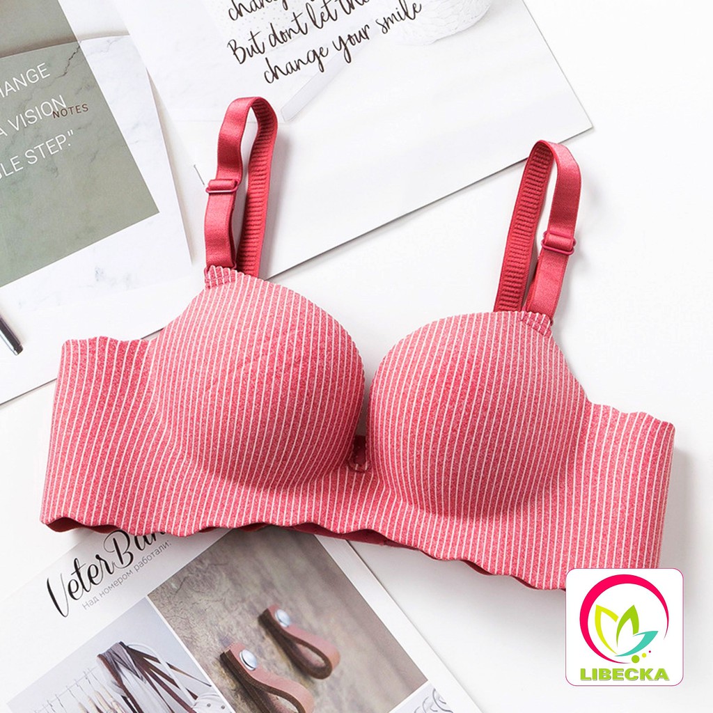 Áo ngực nữ su đúc không gọng mút 2,5cm nâng ngực tạo khe Sexy gợi cảm hàng cao cấp LBIECKA AL19