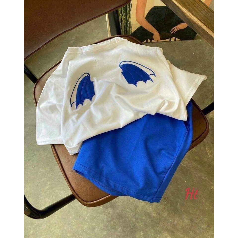 Sét khủng long Xanh bích  ❤️ Áo chất liệu cottton, quần chất nhập ngoại dầy dặn