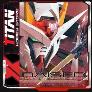 Mô hình lắp ráp gunpla expo exclusive: rg 1/144 00 raiser trans-am clear ver gundam bandai japan