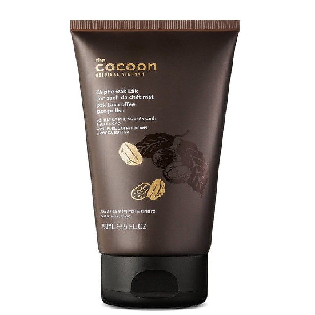 Cà Phê Đắk Lắk Làm Sạch Da Chết Mặt Cocoon 150ml