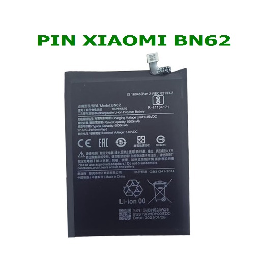 PIN XIAOMI BN62