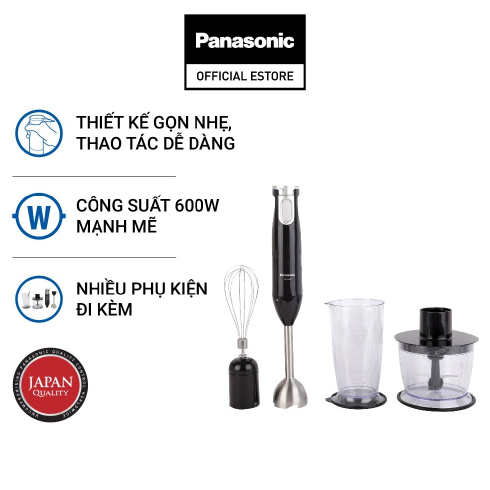 Máy Xay Cầm Tay Panasonic MX-SS1BRA - 5 Mức điều khiển công suất