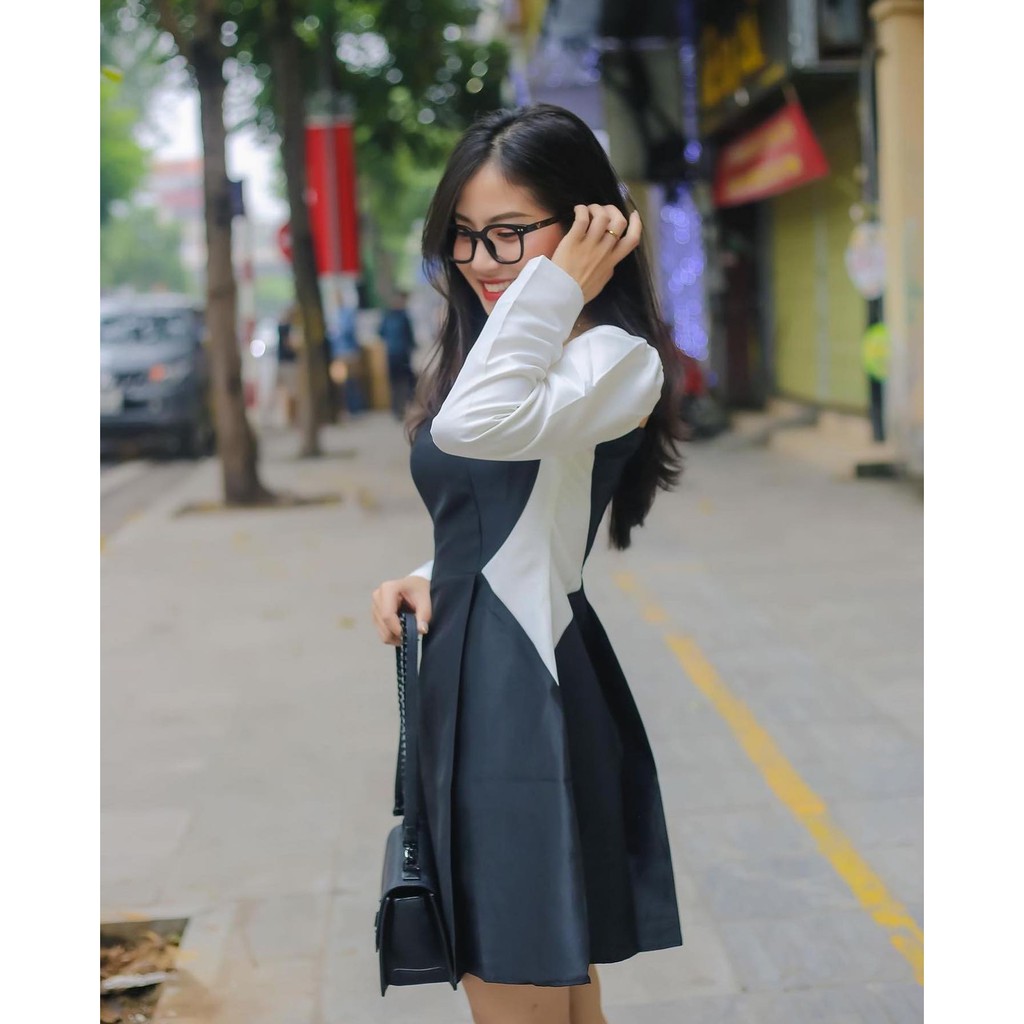 Modesty - Váy pha eo Roseline Dress