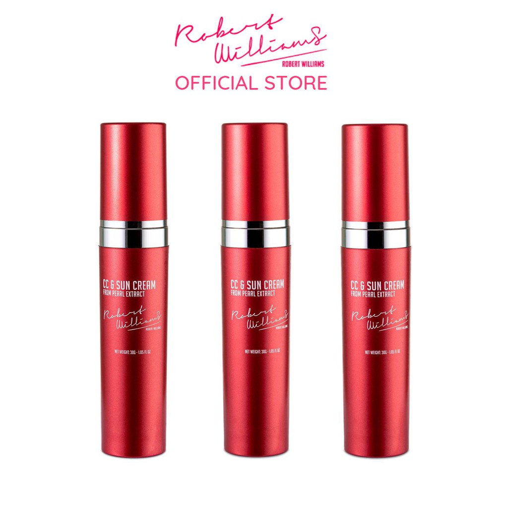 Combo 3 Kem chống nắng trang điểm 2in1 dưỡng da 30g SPF50+ ROBERT WILLIAMS CC & Sun cream | BigBuy360 - bigbuy360.vn