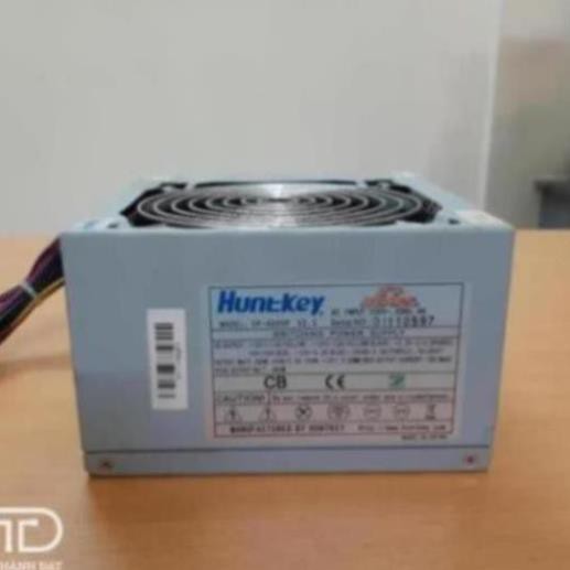 Nguồn Huntkey công suất thực 400W fan 12 nguồn phụ 6 pin - Nguồn máy tính Huntkey