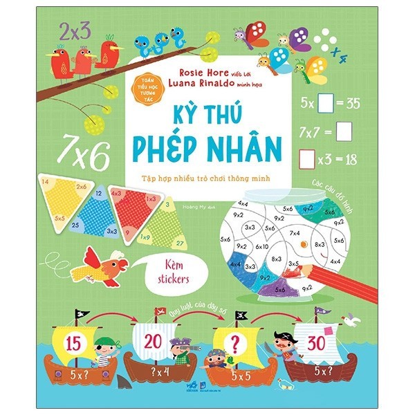 Sách - Combo Toán Tiểu Học Tương Tác - Kỳ Thú Phép Nhân+Phân Số Và Số Thập Phân+Đơn Vị Đo Lường (Bộ 3 Cuốn)