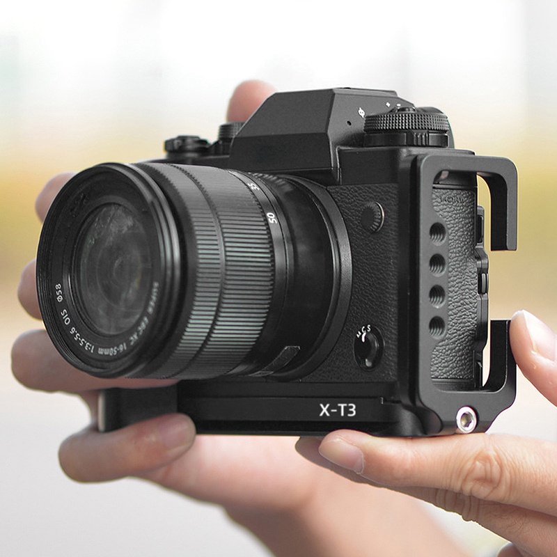 Giá đỡ cầm tay hình chữ L bằng kim loại kèm ốc vít 1/4 inch cho máy ảnh kỹ thuật số Fuji X-T3 XT3
 | BigBuy360 - bigbuy360.vn