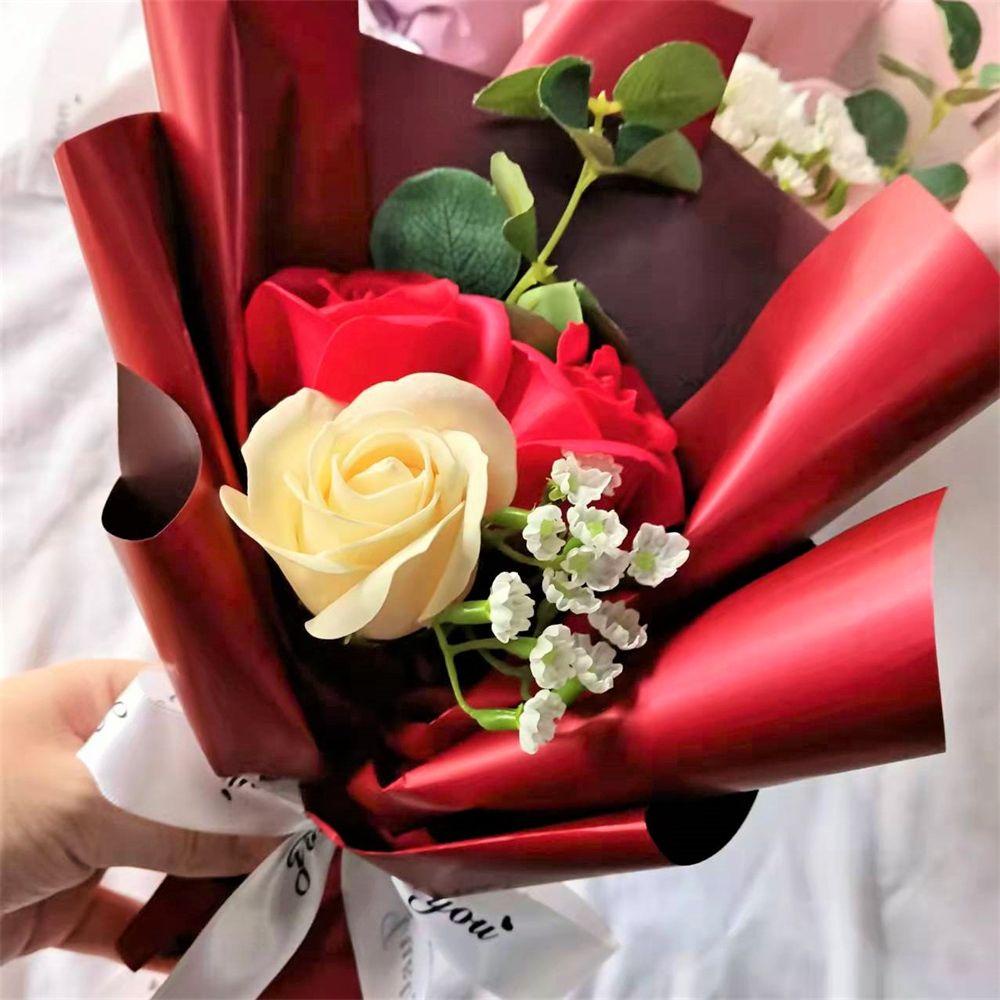 Bó Hoa Hồng Sáp Mini Trang Trí Tiệc